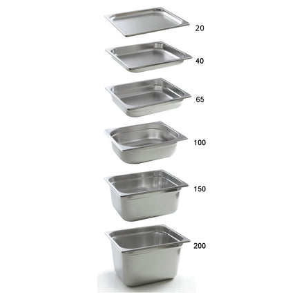 Container GN 1/3 Kitchen Line 200 mm steel - Hendi 806456
