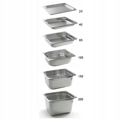 Hendi Container GN 2/4 Stainless steel Profi Line 100 mm – image 2