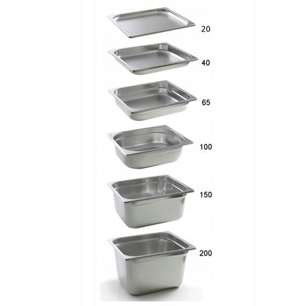 Container GN 1/1 stainless steel Profi Line 200 mm - Hendi 801208