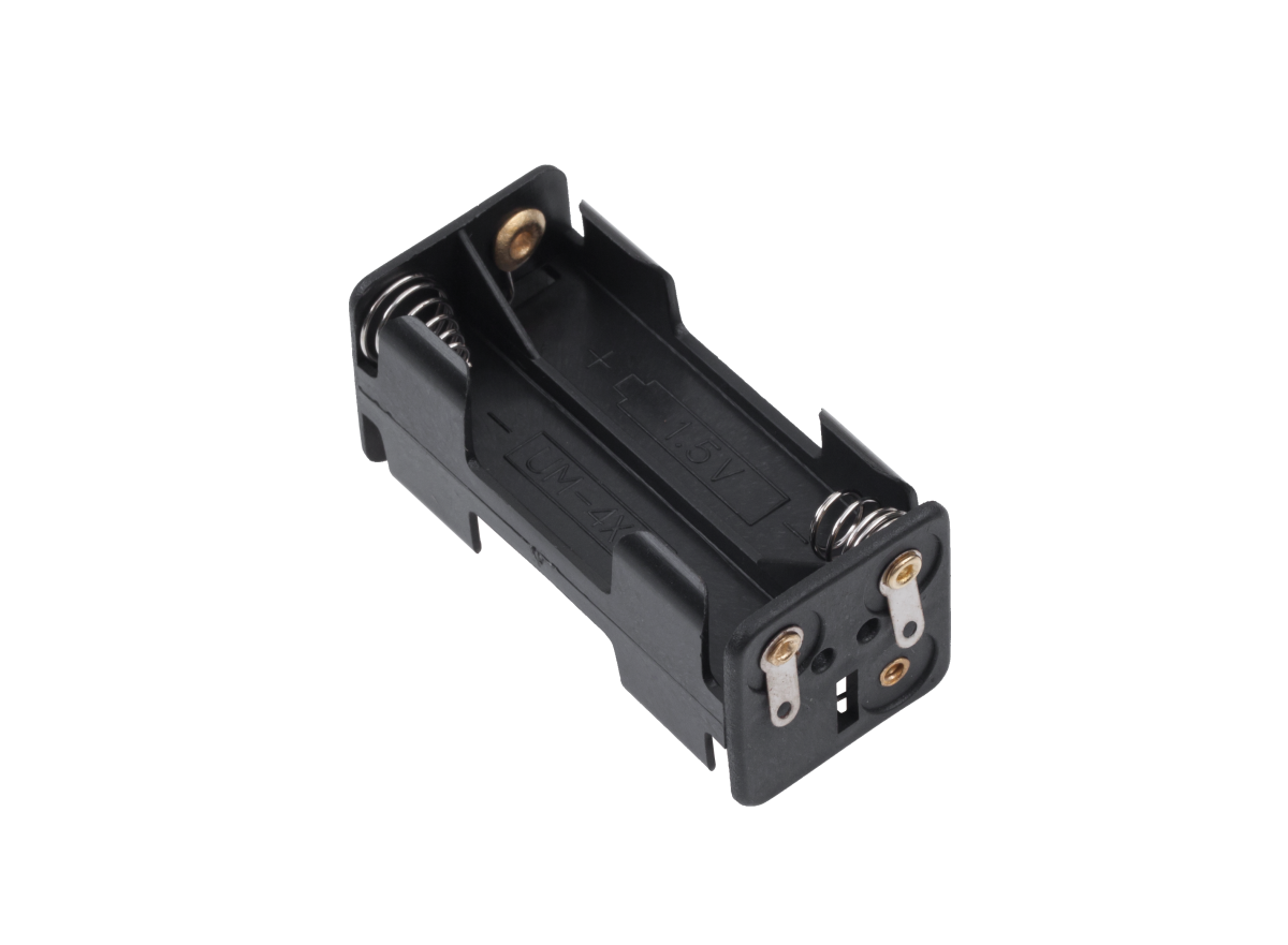 LP Containers and bins for batteries and – Square 4xAAA Battery Holder