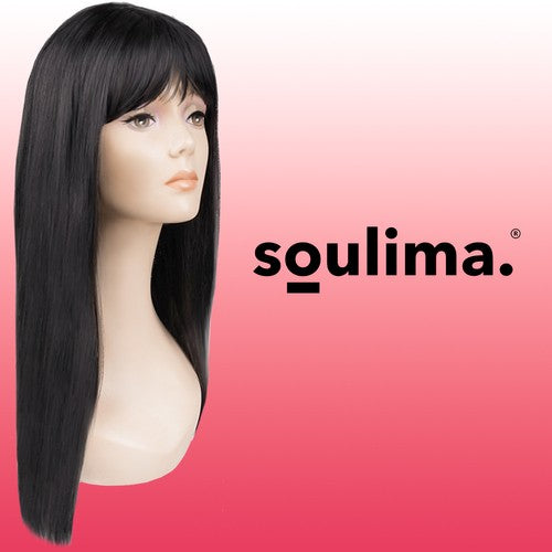 SOULIMA Hair, Wigs, and Accessories – Women's Long Black Wig P14833 – image 9