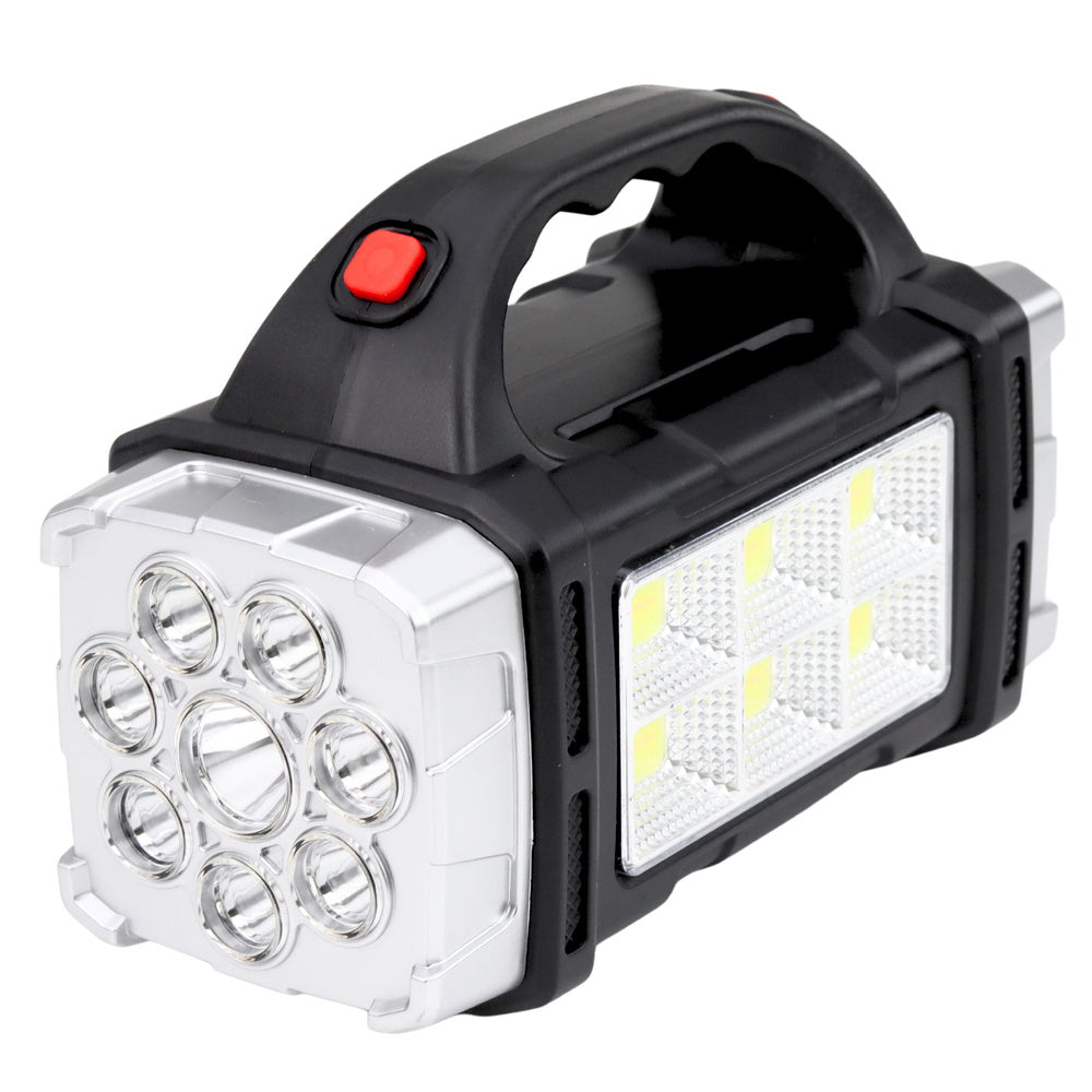 LEAN The remaining – HB-1678 38W Multifunctional Wide-Angle Solar LED Flashlight – image 4