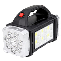 LEAN The remaining – HB-1678 38W Multifunctional Wide-Angle Solar LED Flashlight – image 4