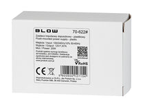 Blow 70-622# 12 V/1.67 A 20 W flush-mount switching power supply, black – image 2