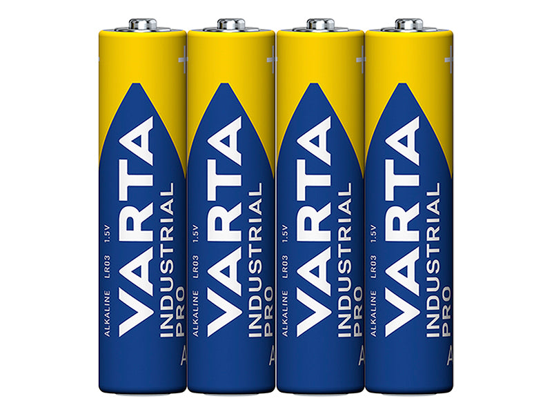Blow 82-557# Varta Industr Industrial AAA LR3 Alkaline Battery, Foil Pack, 4-Pack