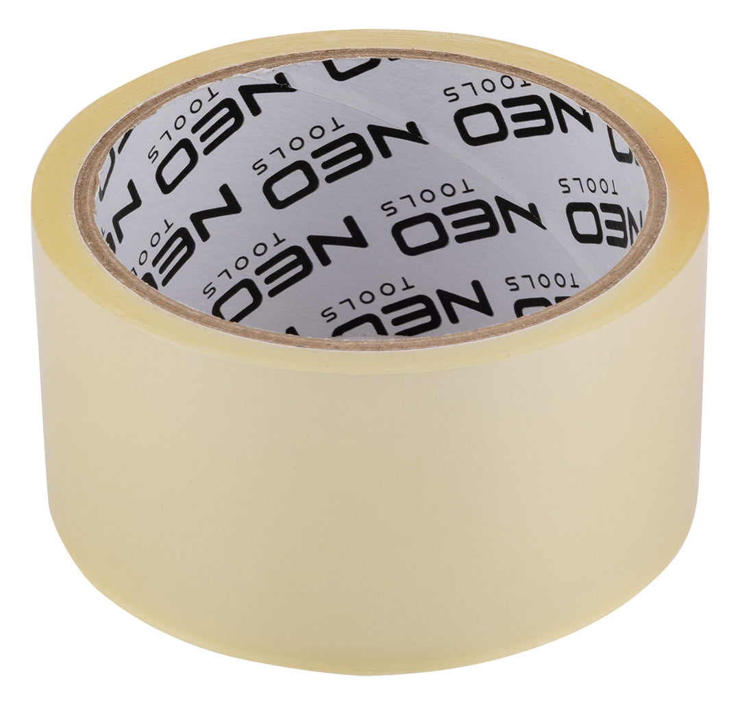 NEO TOOLS Clear packing tape, 48 mm x 40 m, 1+1 set – image 3