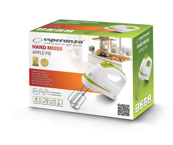 Esperanza Mixers and Blenders – EKM011 Apple Pie Hand Mixer – image 2