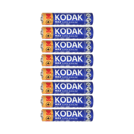 Orno Alkaline, coin-cell – Kodak MAX Alkaline AAA LR03 Batteries, 4+4 pcs.
