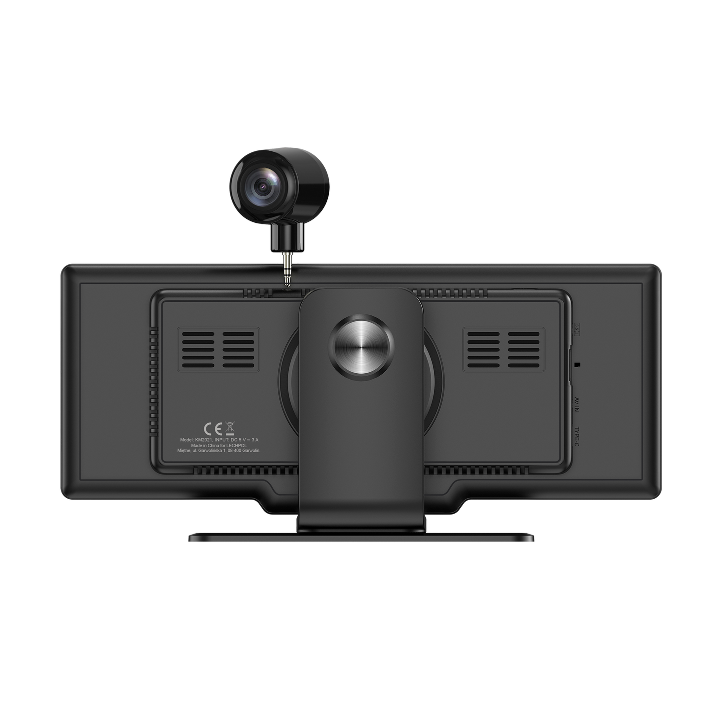 Kruger&Matz 10" Multimedia Head Unit with Android Auto and Apple CarPlay, featuring a DVR and a Kruger&amp;Matz rearview camera; – image 2