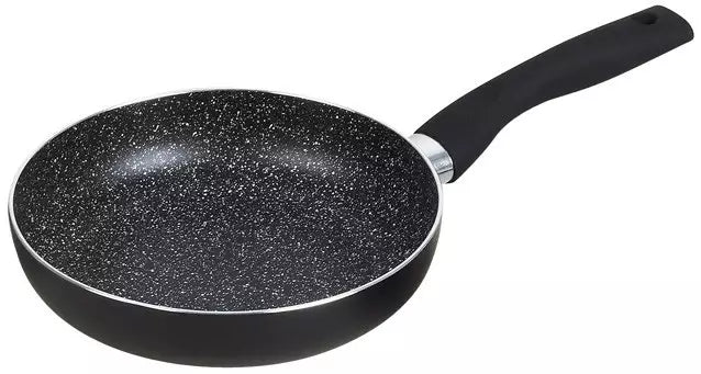 KINGHoff Frying – 14-cm diameter frying pan, aluminum, black Kinghoff marble finish