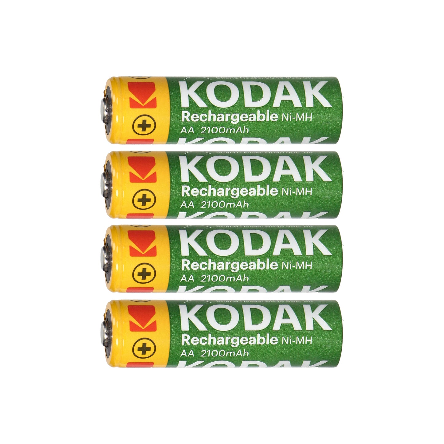 Orno Rechargeable batteries – Kodak Ni-MH AA Rechargeable Batteries, 2100 mAh, 4-Pack