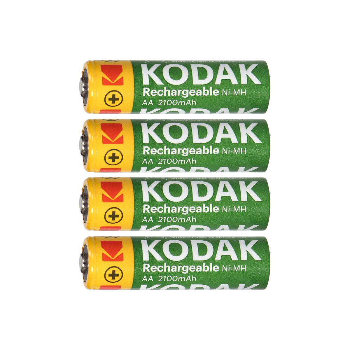 Orno Rechargeable batteries – Kodak Ni-MH AA Rechargeable Batteries, 2100 mAh, 4-Pack