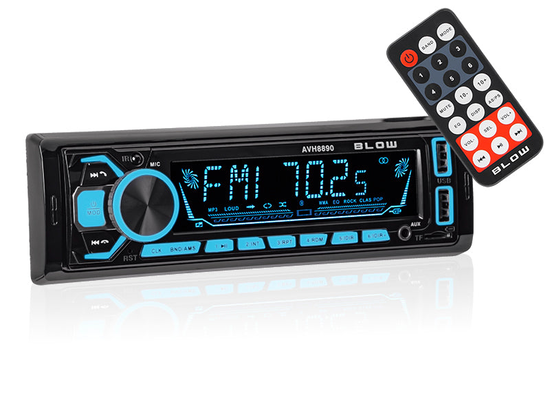 Blow Car – 78-281# AVH-8890 RDS Radio with RGB Display, MP3/USB/Micro SD/Bluetooth