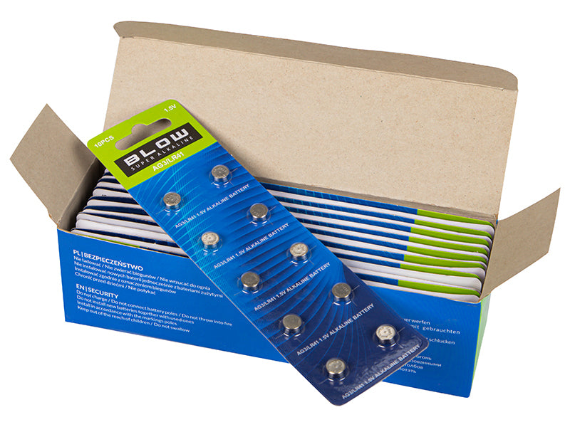 Blow 82-655# AG 3 battery, blister pack, L736, LR41, Blow, 200 pcs