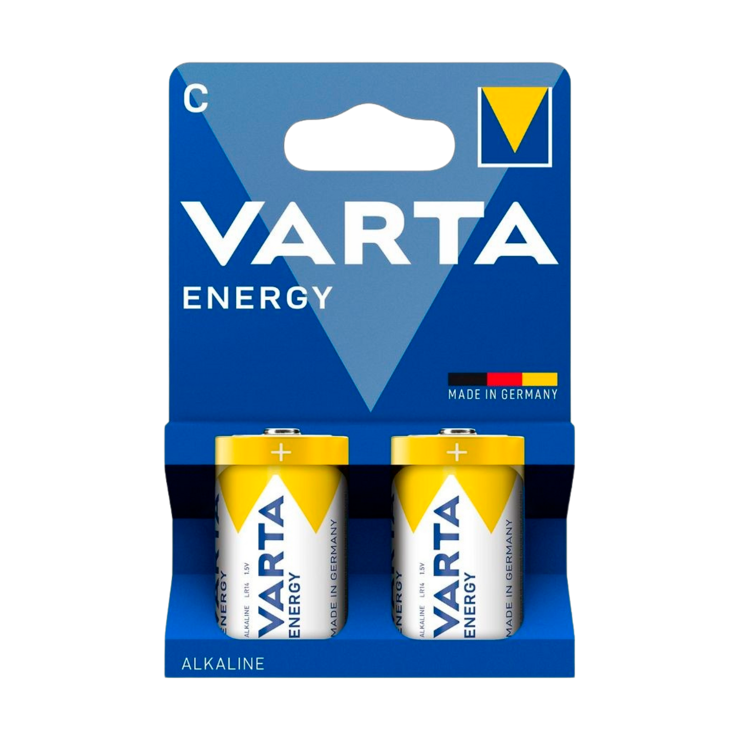 Varta Alkaline, coin-cell, and zinc-carbon – VARTA LR14 ENERGY Alkaline Battery, 2-pack