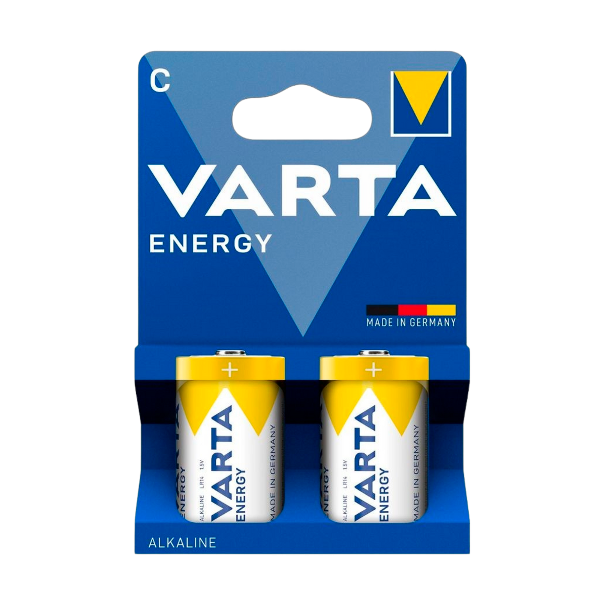 Varta Alkaline, coin-cell, and zinc-carbon – VARTA LR14 ENERGY Alkaline Battery, 2-pack