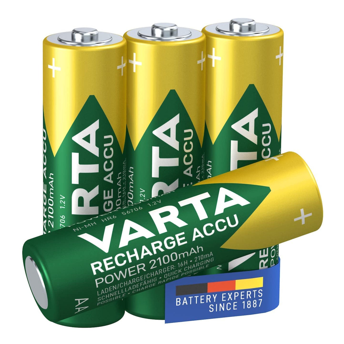 Varta 4 R-06 R06 AA 1.2V 2100mAh Varta Ready2use Rechargeable Batteries – image 3