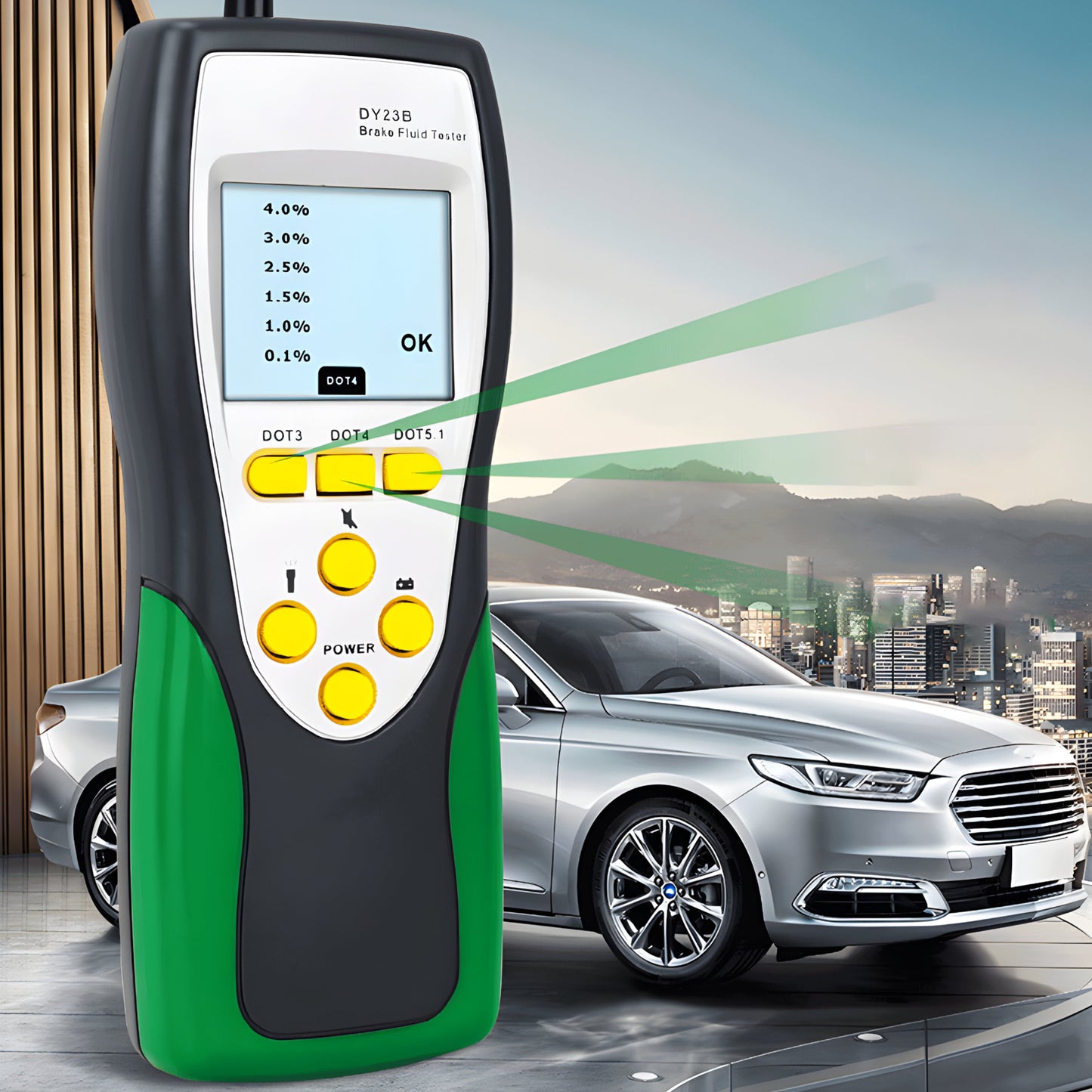 RTO Digital LCD Brake Fluid Tester (DOT 3, 4, 5) with Probe—Universal Meter – image 3