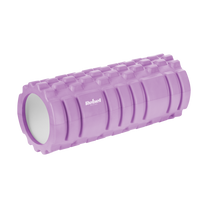 Rebel Massage Roller with Nubs, 14x33 cm, Purple, EVA Material, REBEL ACTIVE