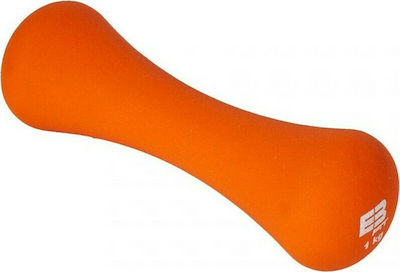Neoprene dumbbells EB FIT 1 kg orange 1029238 / N/A
