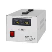 Kemot Voltage Stabilizers – KEMOT MSER-500 Automatic Voltage Stabilizer (500 VA, servomotor)