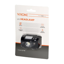 Orno Flashlights, hand – CREE 3W LED headlamp + 2 red LEDs – image 2