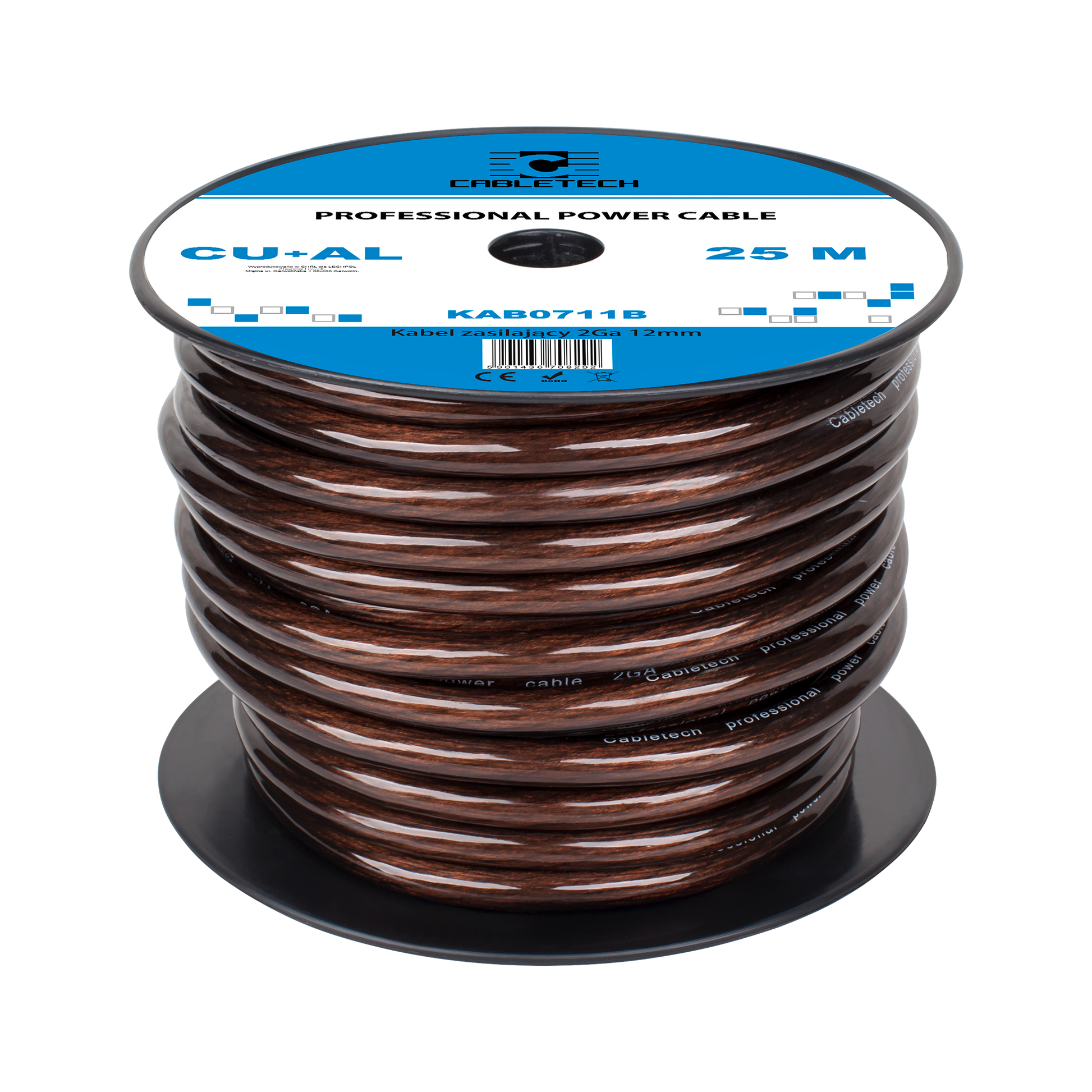 Cabletech Power and Ground – 2Ga OD 12 mm CU+AL Automotive Cable