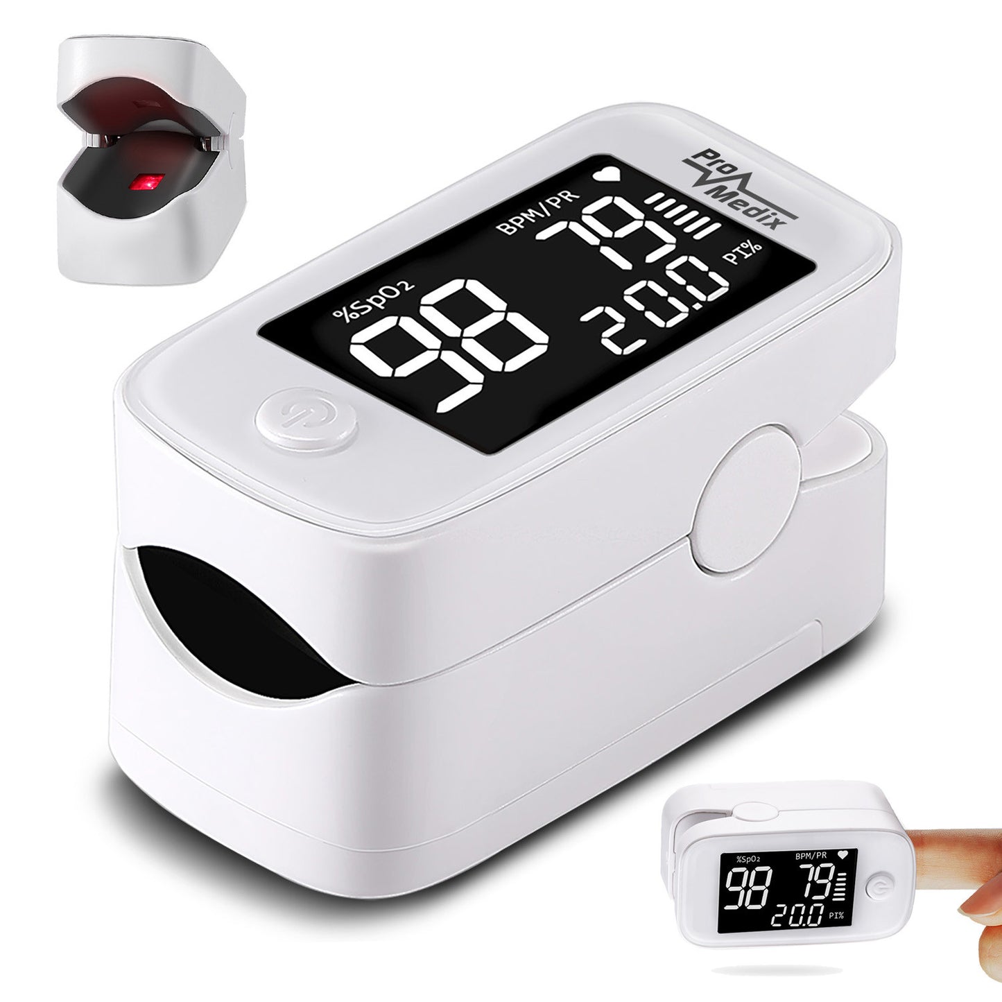 ProMedix Pulse – Promedix PR-870 1.5 HD LED Medical Finger Pulse Oximeter