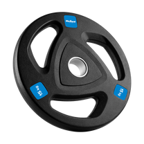 Rebel Rubber-coated cast iron Olympic weights, set of 2x15 kg, 51 mm hole, REBEL ACTIVE – image 2