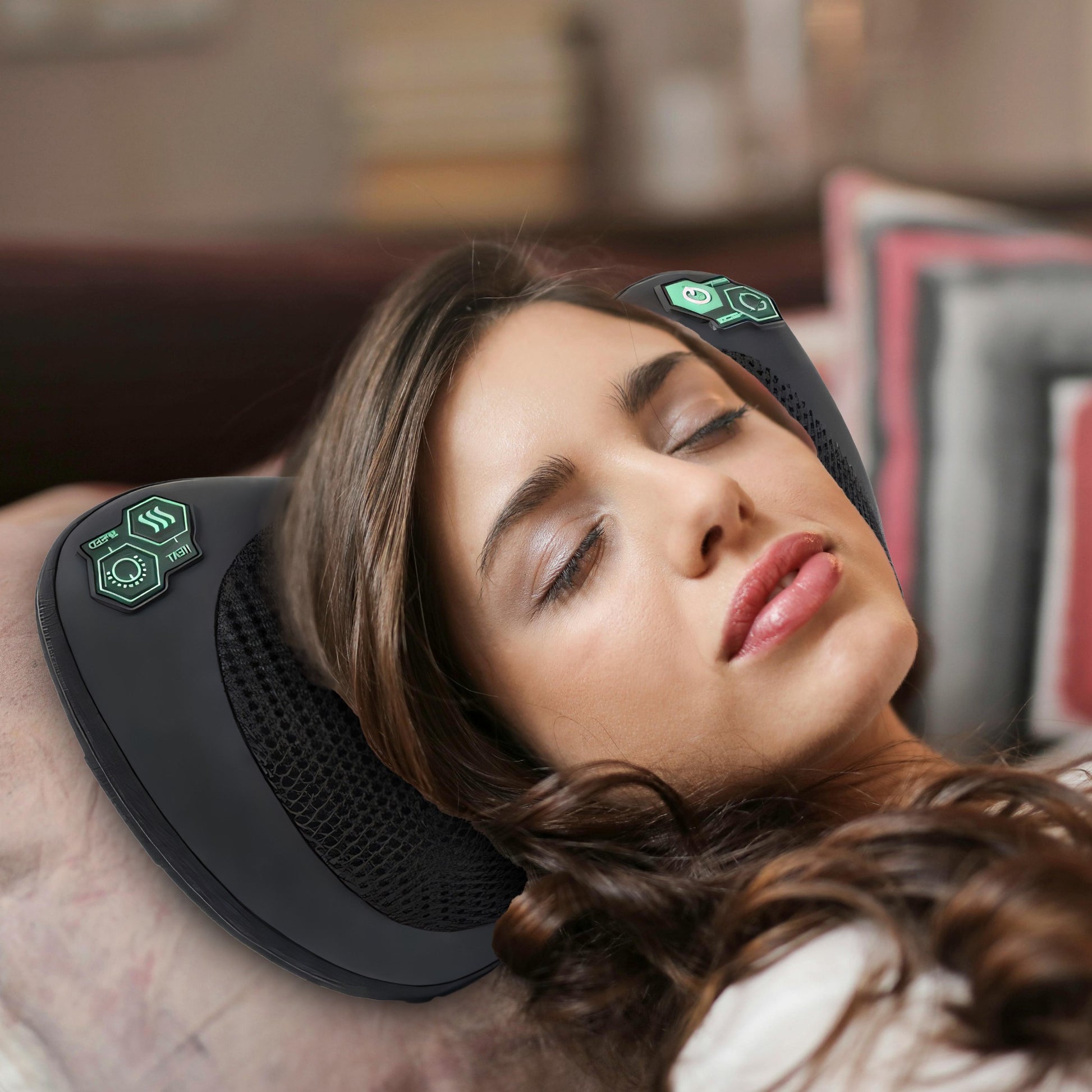 RTO Shiatsu Massager: Heated Neck, Back, and Body Massage Pillow ER1109 – image 4