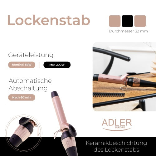 ADLER AD 2116 Curling Iron - 19 mm - Temperature Control – image 52