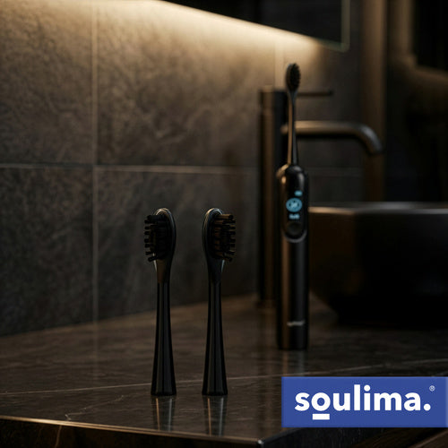 SOULIMA The remaining – Black Toothbrush Heads, 2-Pack, Soulima 26932 – image 13
