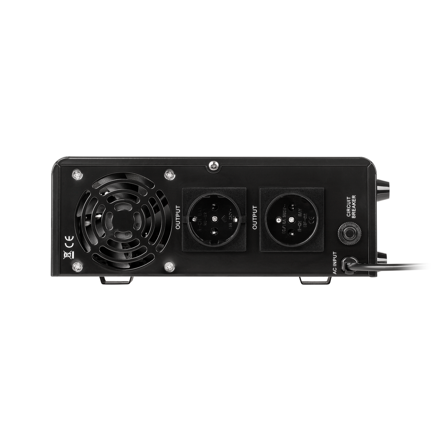 Rebel Rebel POWER-500 Wall-Mounted Emergency Power Supply - Inverter with Pure Sine Wave Output and Charging Function 12V 230V 500VA/300W – image 3
