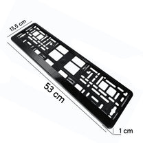 RTO Cosmetics, trunks – 2x black license plate frames, set of 2 – image 4
