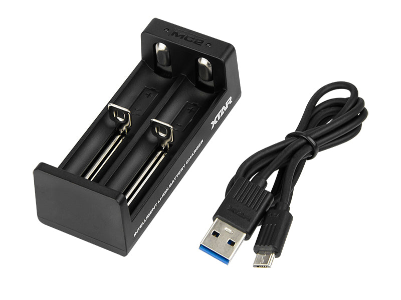 Blow Chargers for rechargeable – 75-449# Xtar MC2 Charger for 18650 Batteries