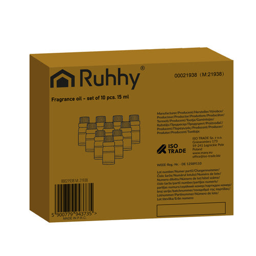 RUHHY Fragrance Oils - Set of 10, 15 ml, Ruhhy 21938 – image 3