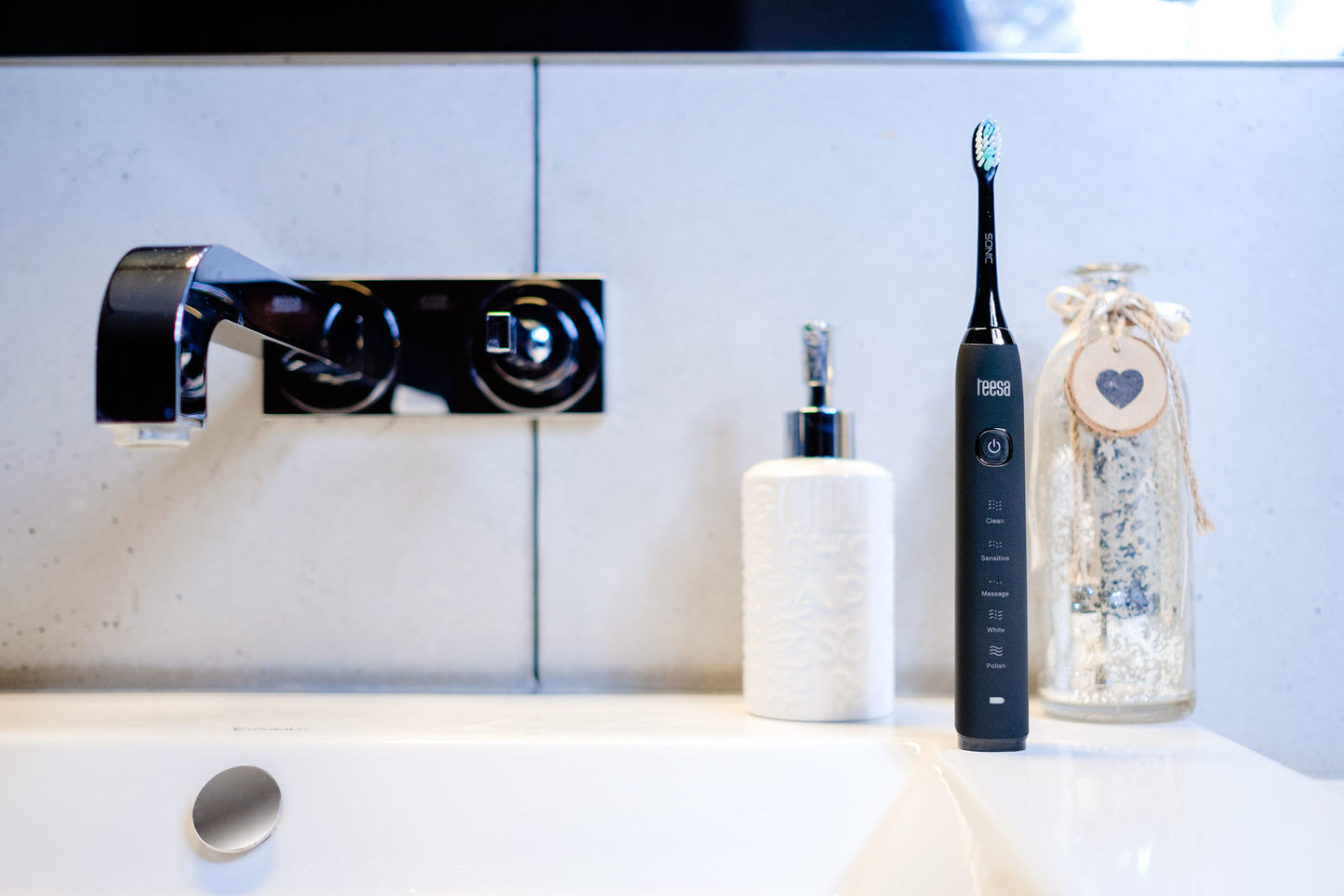 Teesa Toothbrushes – Teesa Sonic Black Sonic Toothbrush – image 8