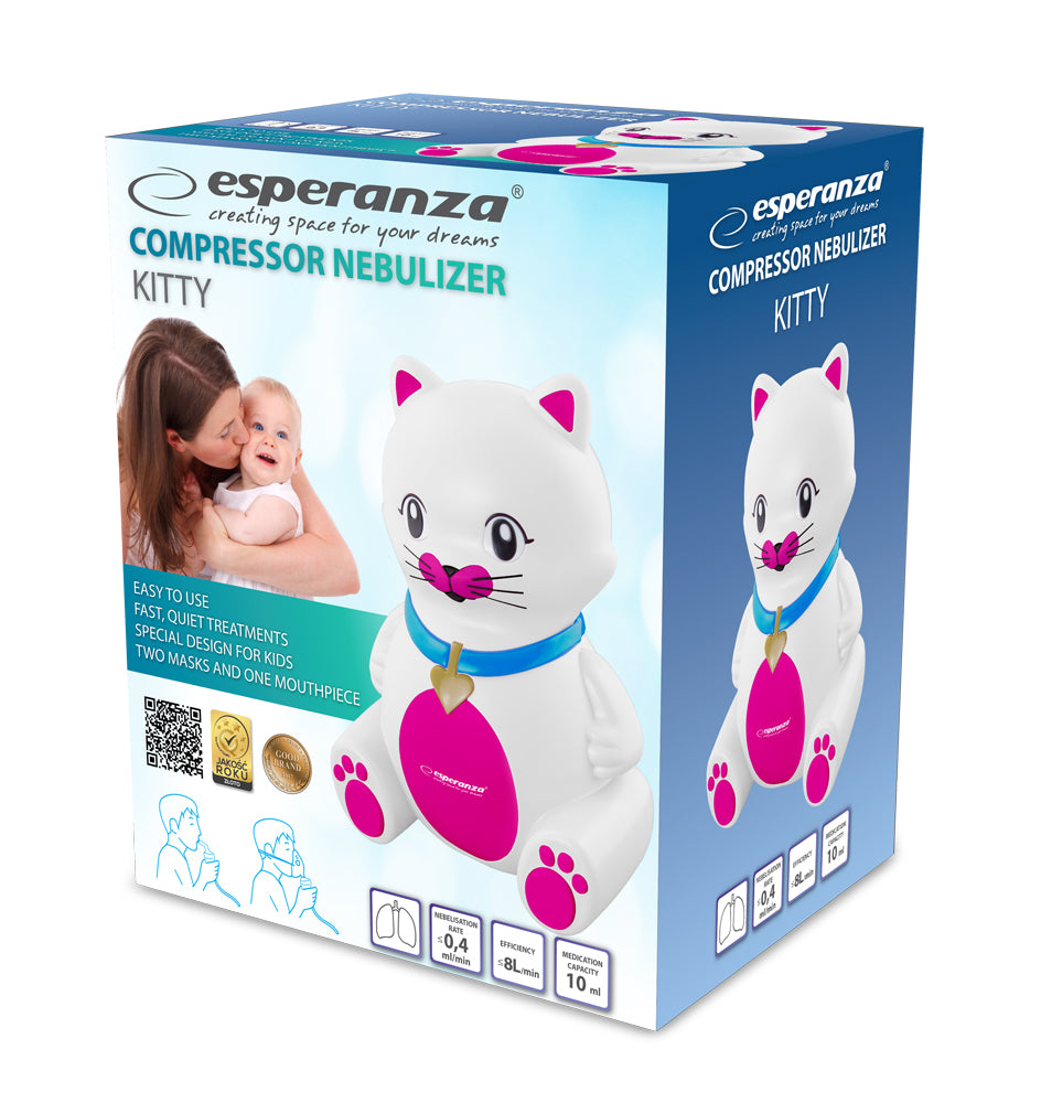 Esperanza Inhalers – ECN003 Esperanza Compressor-Powered Inhaler/Nebulizer "Kitty" – image 4