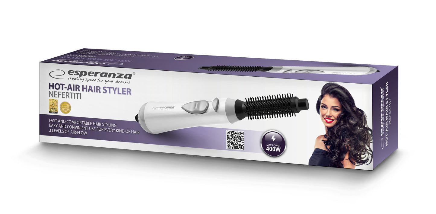 Esperanza Curling irons – EBL001W Esperanza Nefertiti Hair Curler and Dryer, White – image 6