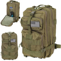 TRIZAND Suitcases, backpacks and travel bags – XL Green Military Backpack – image 2