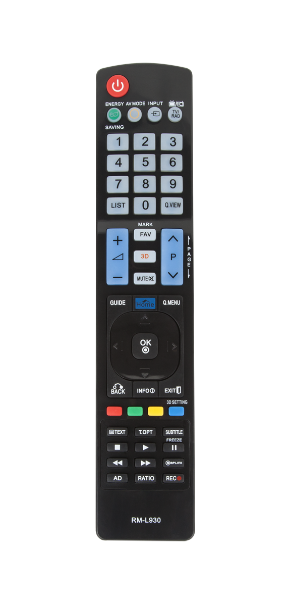 LP Remote controls – Universal Remote Control for LG 3D LCD/LED TVs