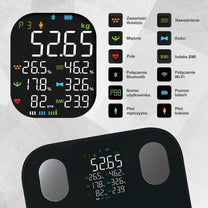 Klausberg Electronic bathroom scale with body composition analyzer, black, Klausberg, KB-7854 – image 8