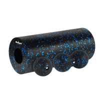 Rebel Massage roller set, roller, ball, duoball, 3 pieces, black and blue, EPP material, REBEL ACTIVE