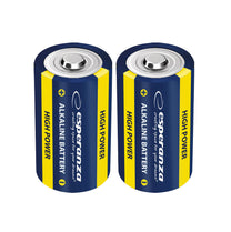Esperanza Alkaline, coin-cell – EZB107 Esperanza LR14 Alkaline Batteries, 2-Pack, Blister Pack