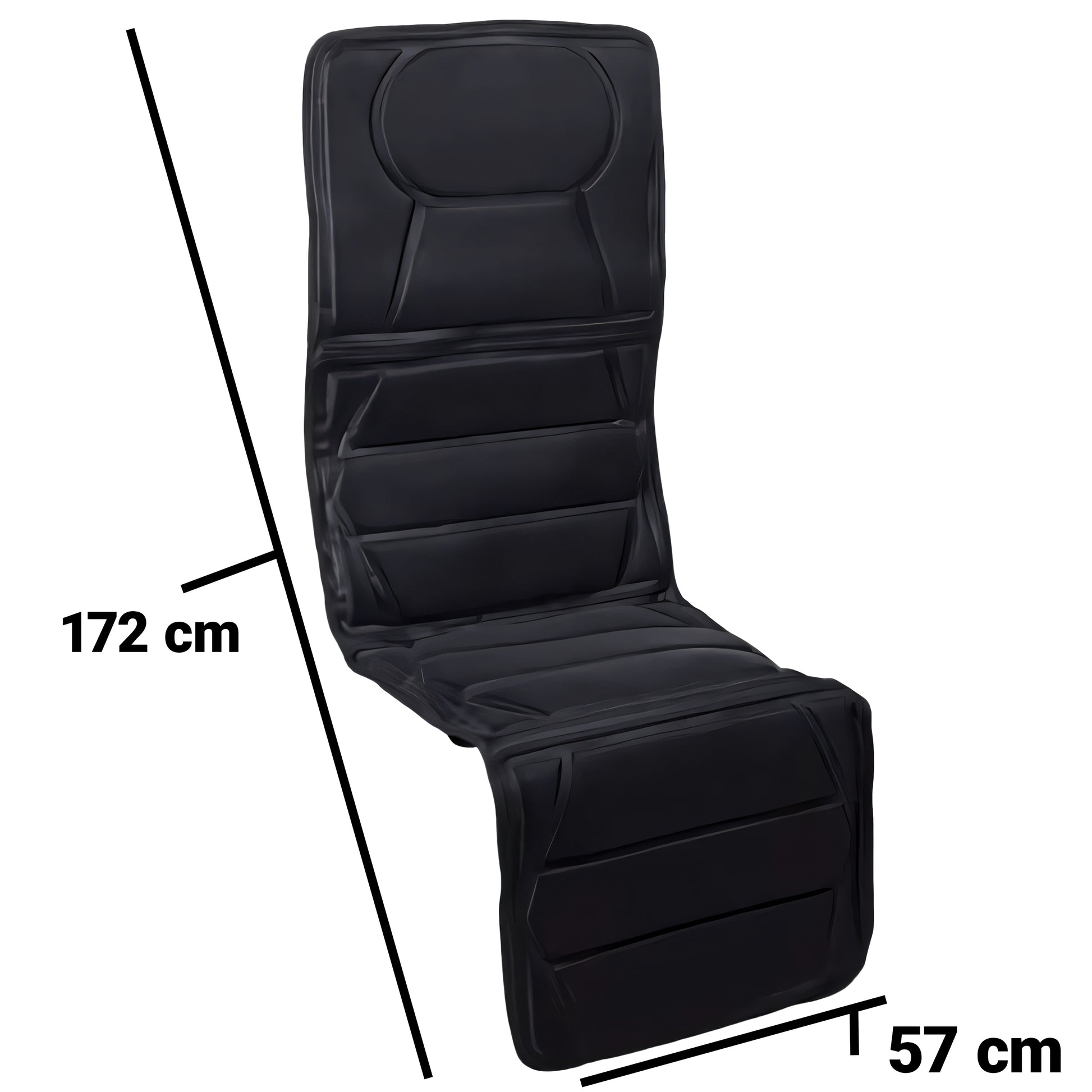 RTO Vibrating Massage Mat, Massage Mattress for Bed or Armchair, 12 Motors, Remote Control - SR319 – image 4