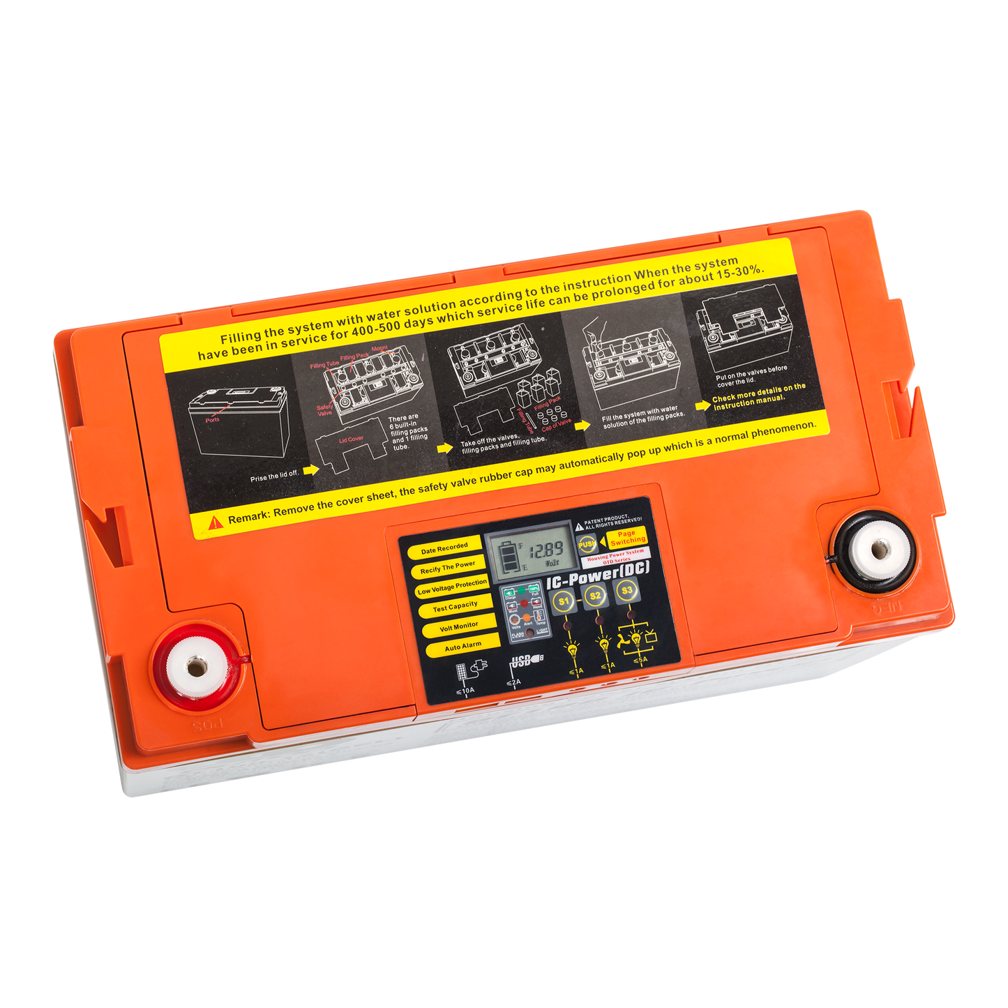 Rebel Gel batteries – 12V 100Ah Deep-Cycle Gel Battery with Display – image 2
