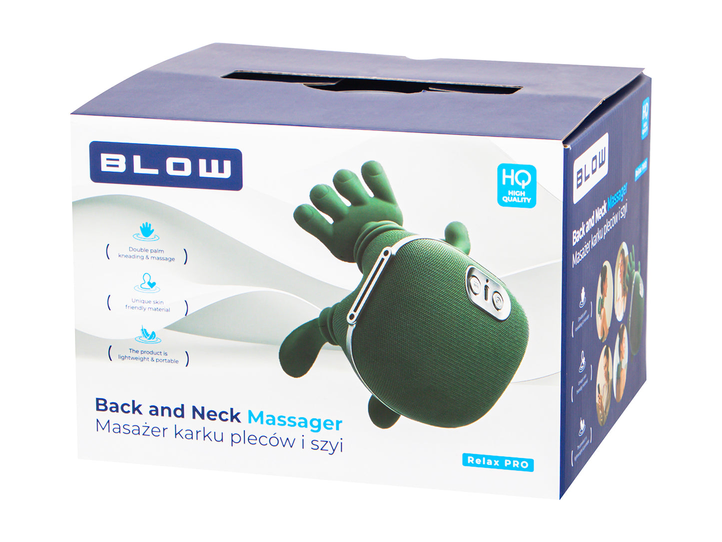 Blow Massagers for – 44-365# Blow Relax Pro Neck and Back Massager – image 6