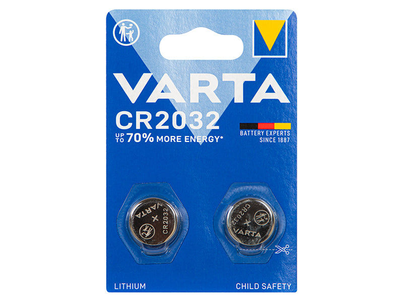 Blow Alkaline, coin-cell, and – 82-490# Varta 3V CR2032 Lithium Battery, 2-Pack