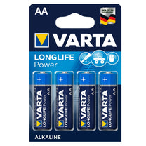 Varta 4 R-06 R06 AA 1.5V alkaline batteries, Longlife Power by Varta