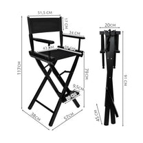 BEAUTYLUSHH The remaining – Beautylushh 25414 Wooden Makeup Chair – image 2